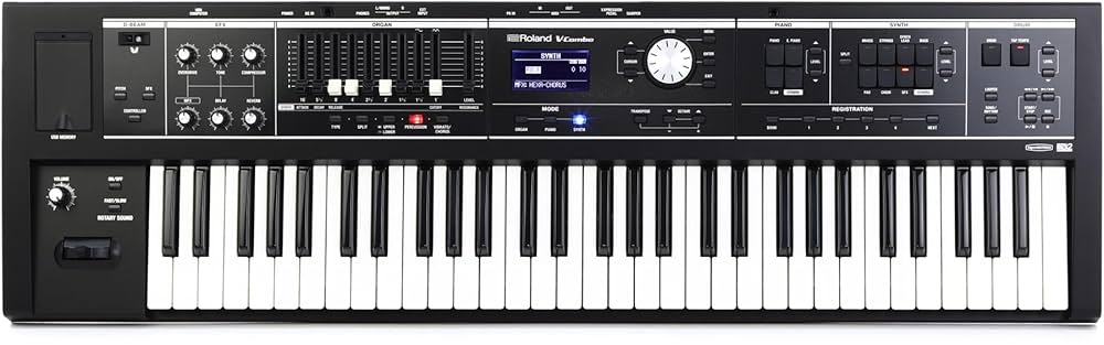 Roland VR-09 シンセサイザー 61鍵 Roland V-Combo 61-Key Stage Keyboard (VR-09-B), Black